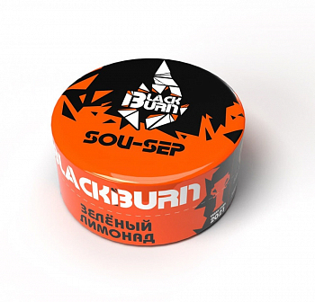 Табак Burn Black, 25гр "SouSep / Зеленый лимонад"