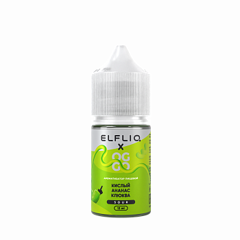 Ароматизатор ELFLIQ X OGGO Sour "Кислый ананас клюква" (на 30мл)